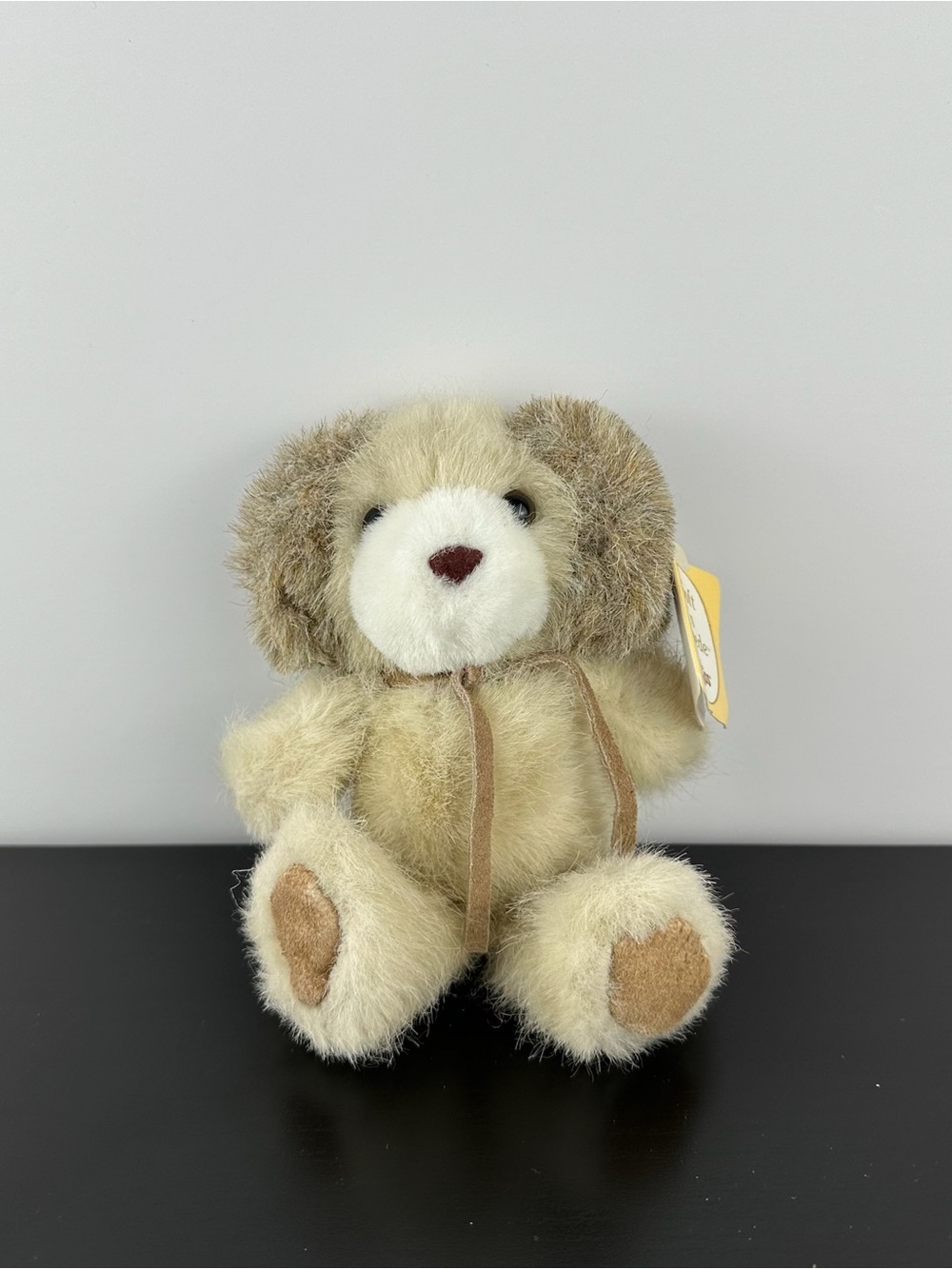 Russ Berrie Dunhill Soft N Suede Caress Soft Pet Puppy Dog 7” #326 Plush NWT